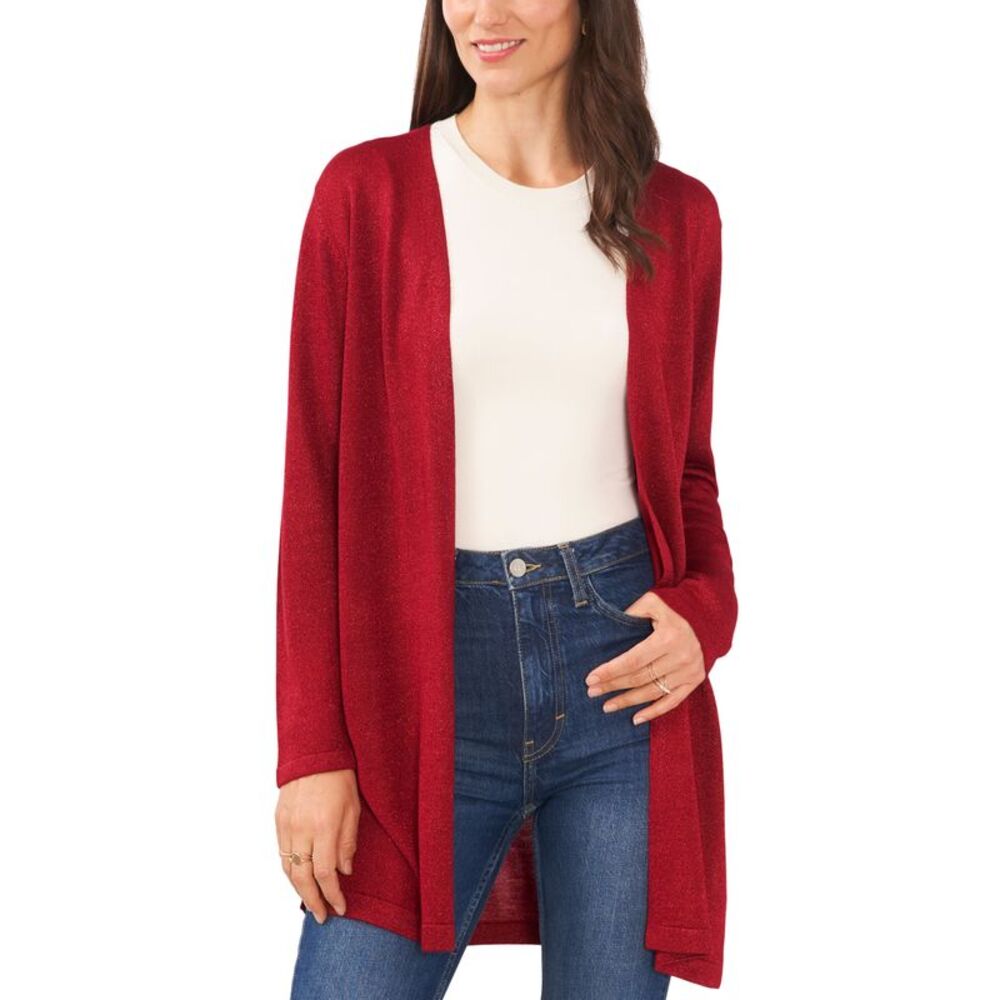 Sam Jess Womens Shine Open Front Cardigan